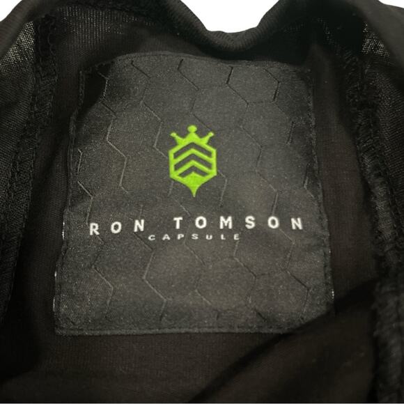 Ron Tomson Capsule Black Cotton/Linen Tunic L - Picture 6 of 10